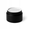 Glass Jar Container BLACK MATT 15g for Cream Balm Cosmetics Samples Gel