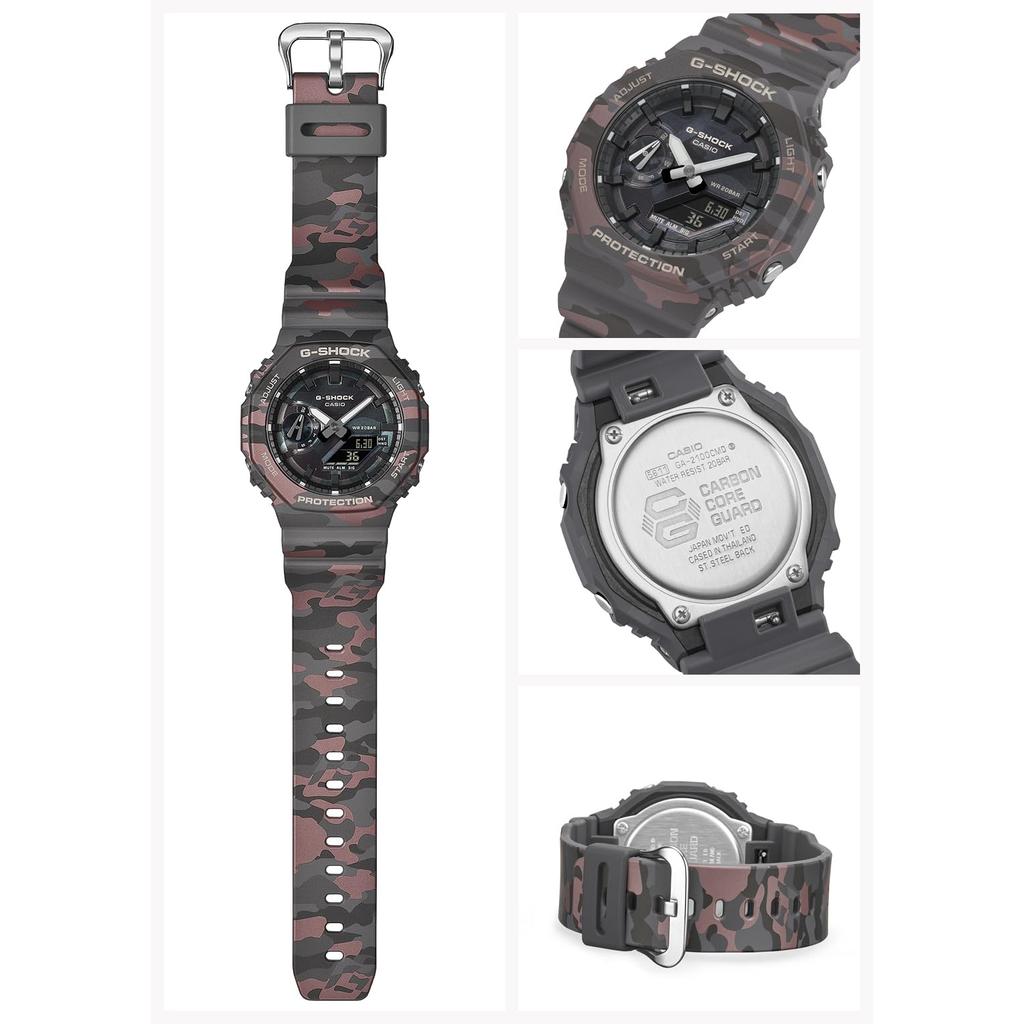 Casio Orologio da uomo G-Shock GA-2100CMD-8AJF Grigio Materiale Ecologico Modello Giapponese