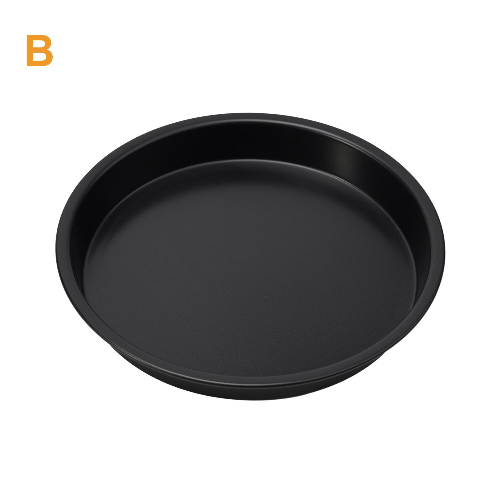 

6-10-дюймовый противень для пиццы из углеродистой стали, поднос для чипсов, противень для приготовления пищи B