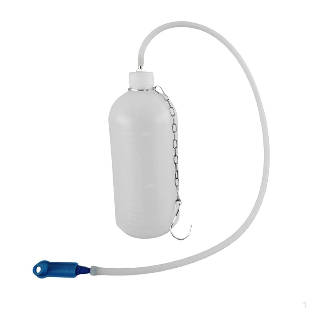 Bremsenentlüftungsflasche 1L Flüssigkeitsentlüftung mit Aufhängehaken für Fahrzeug
