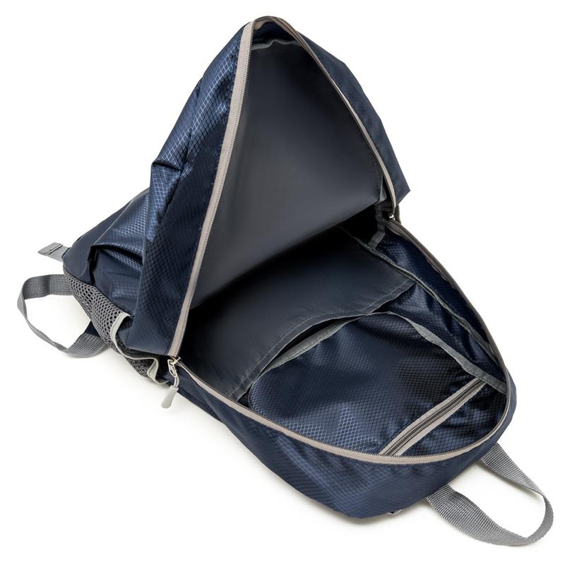 Men's and Women's Nylon Foldable Backpack Casual and Simple Large Capacity Waterproof Travel Bag