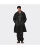 Customellow Black Detachable Fishtail Hood Coat Cwuas26111Bkx