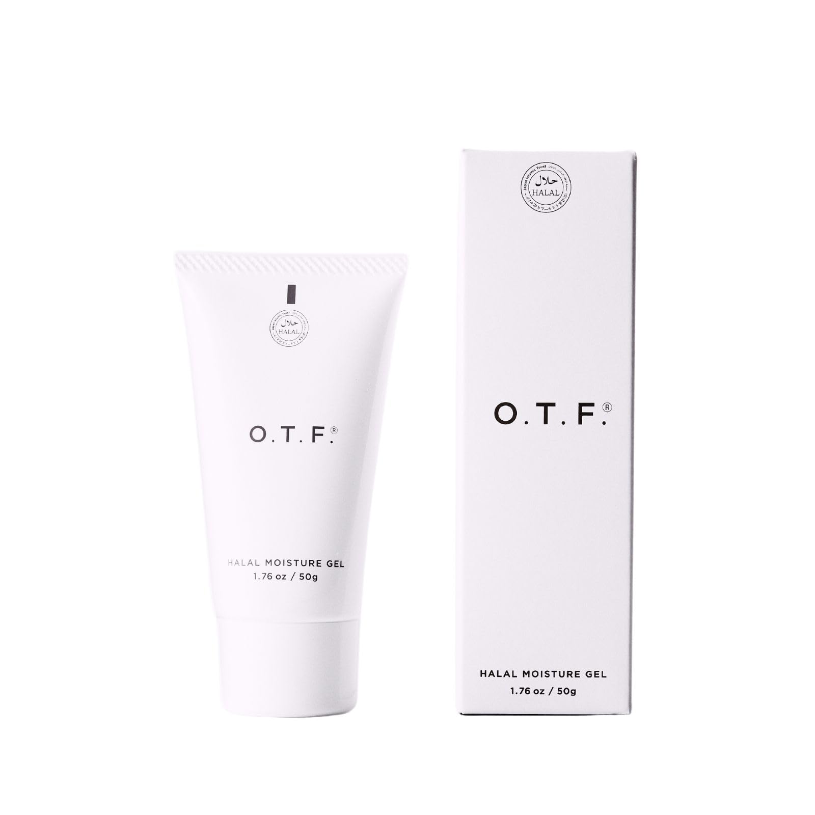 

O.T.F Halal Moisturizing Gel (50g Face Cream) Halal Skincare All-in-One (Made with only plant-derived ingredients) Niacinamide Halal Cosmetics