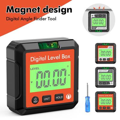 Stable and Accurate Measurements Magnetic Base Digital Angle Meter