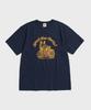 Beulonseun Knight Motorcycle Short Sleeve Tee Navy