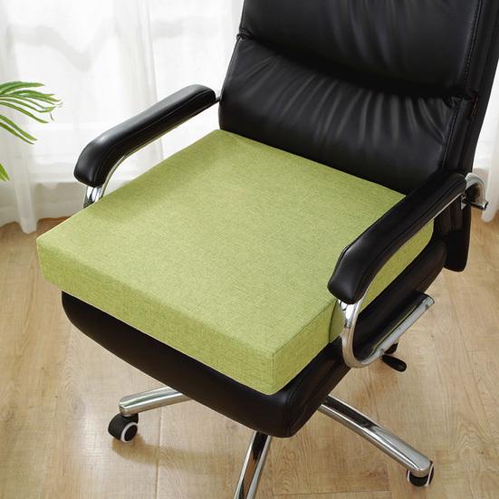 Waterproof Seat Cushion with Anti-Slip Rubber Back Zipper Design Height Comfort Support Multi Colors Mat for Chair Patio Living Room Kitchen Bedroom