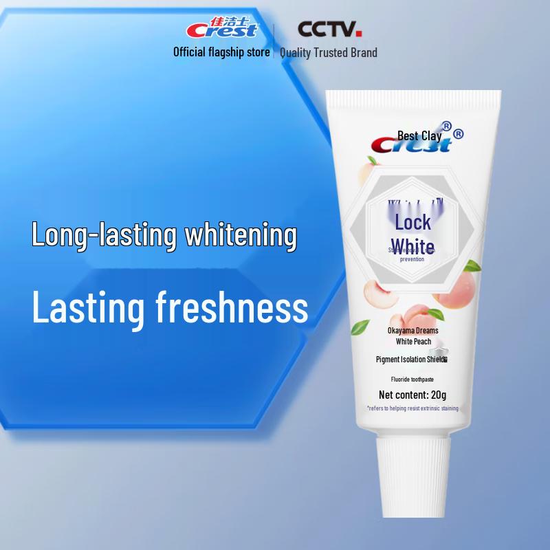 Crest Dual Color Lock White Toothpaste