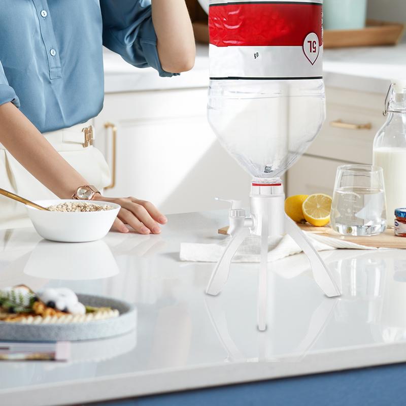Supporto per Contenitore d'Acqua Supporto per Acqua in Bottiglia Invertito Staffa Triangolare Supporto Acqua Bottiglia Con Beccuccio Caraffa d'Acqua Bevanda