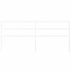 Replacement Headboard Metal White 200 Cm