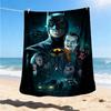 1pc Batman, Joker Outdoor Flannel Throw Blanket Soft, Lightweight & Warm for Sofa, Office