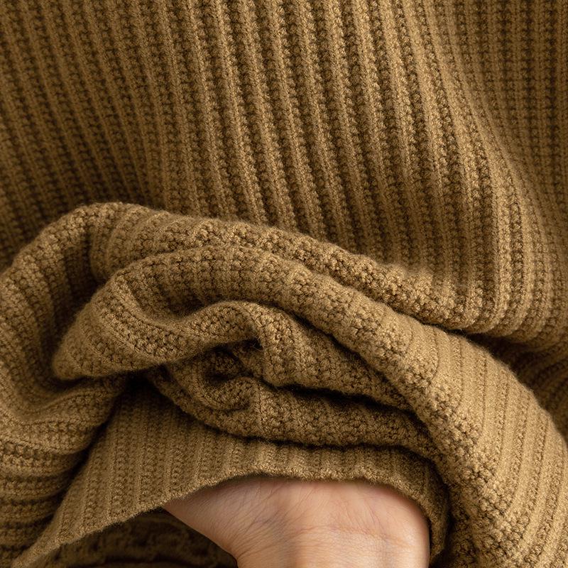 2025 Autumn/Winter Women's Loose Knit Round Neck Sweater