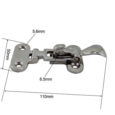 Lock Latch Marine Boat Door Hasp With Padlock Eye Mount Boat Yacht Accessory Stainless Steel Door Hasps Hatch 1pc Boat Lock