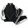 Autumn and Winter Couple's Loose Hoodie Two-piece Set Men Sports Suit