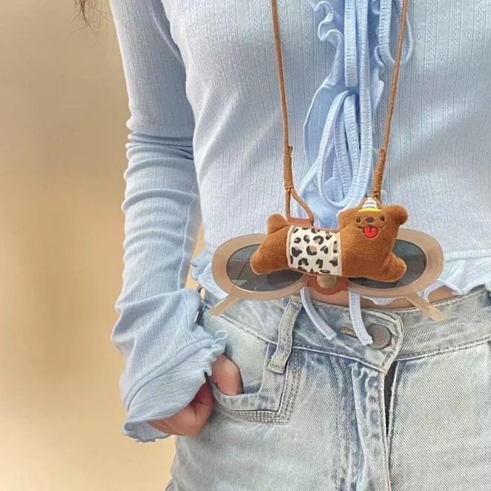 

Cartoon Dog Bear Rabbit Hanging Neck Glasses Chain Multicolor Glasses Lanyard Girl 5