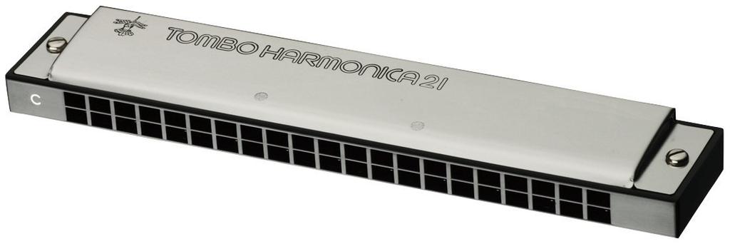 TOMBO Diatonic Tombo 3121 21-Hole Cm-Key Harmonica, Band,