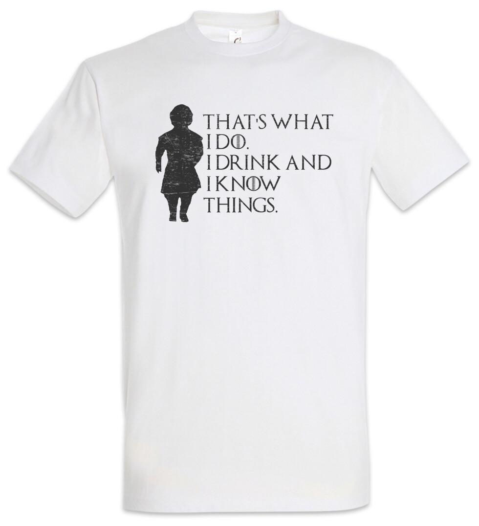 I Drink And Know Things T-Shirt Game Of Tyrion House Lannister Thrones Cersei S