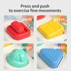 For 24 Month Infant Baby Pop Up Toy Montesorri Fine Motor Skill Training Press Pull Click Animal Car Button Educational Toys