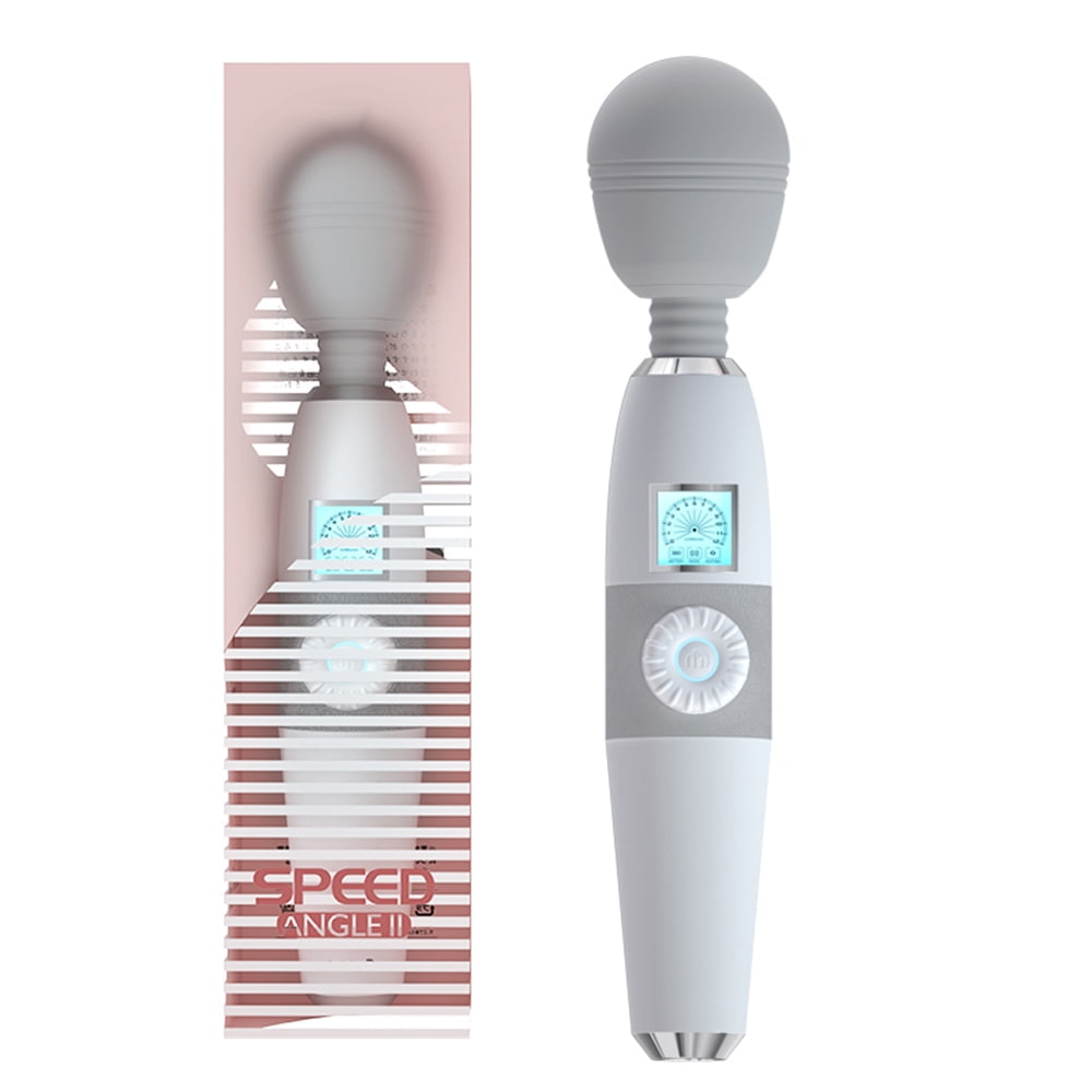 Wand Vibrator Sex Toys for Women, Rechargeable Clitoral Vibrator Massager with 12 Speed & 20 Vibrating & Heating Modes