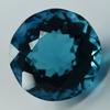 Round Cut Huge Size Lab-Created Teal Sapphire 48.60 Ct Loose Gemstone CERTIFIED S-814