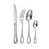 304 Stainless Steel Cutlery Set: French Mirror Finish with Noble Vine Embossed Design - Includes Steak Knife, Fork, Spoon, and Luxury Soup Spoon.