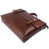 Glatte Vollnarbenleder Herren Aktentasche für Business Luxuriöse Bürotasche Laptoptasche Messenger Arbeitstasche