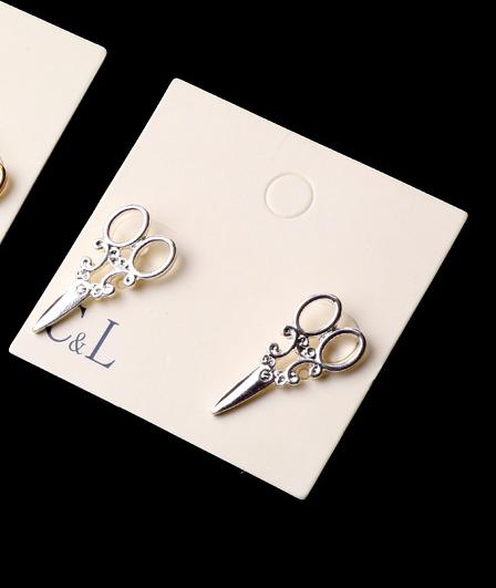 2020 New Hot Retro Fashion Personality Earrings Female Small Scissors Hot Zirconwholesale Gift