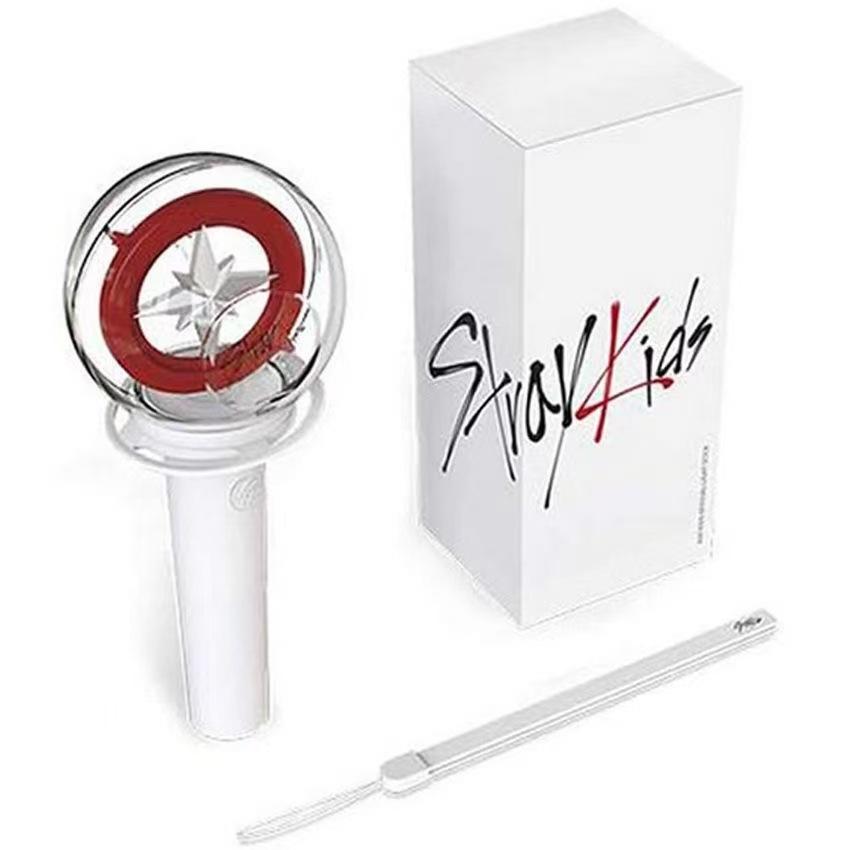 Bastão de Luz Oficial Stray Kids Concerto Glow Lâmpada de Mão LED Ventilador Luz de Suporte