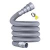 3/4m Foldable Caravan Sewer Pipe Kit RV Trailer Sewer Hose With Adjustable Adapter & Clamp Leakproof RV Hose RV Accessories