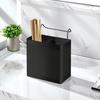 Chopstick Holder Stainless Steel with Double Compartment Organizer Ventilation Drainage Rust-Resistant Container for Kitchen Countertop