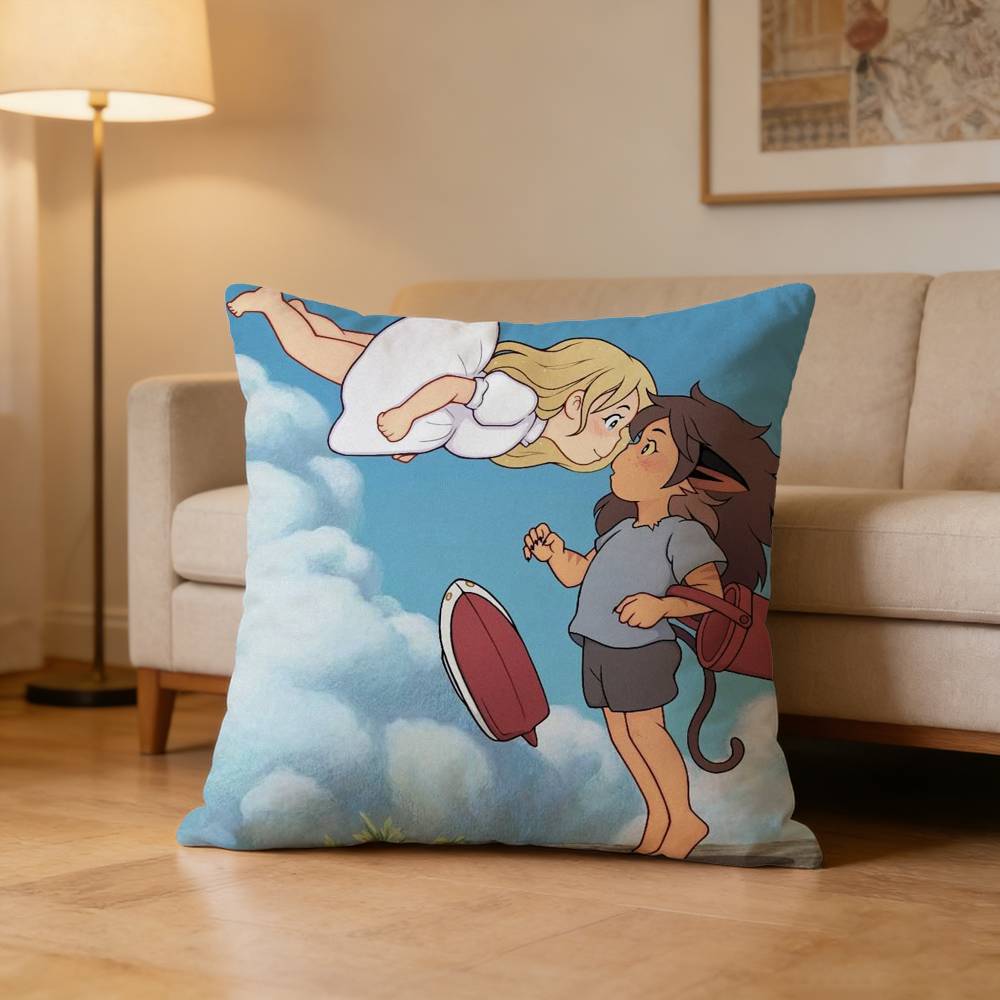 CCatradora Shera Vintage Pillow Case for Sofa Living Room Home Office Decor Protective Cover