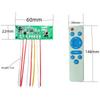 Remote Control Dual Color Solar Garden Light Circuit Board White Light Yellow Light Solar Wall Light Control Board Driver Board