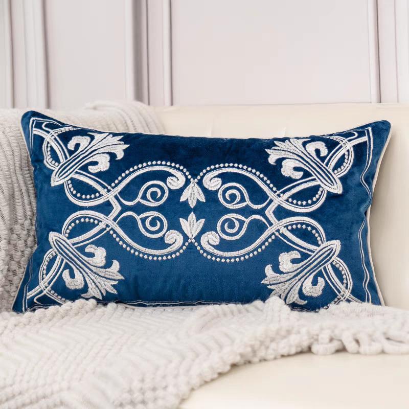 Soft Flannel Pillow Case Exquisite Hand-Embroidered Pillowcases Cushion Cover For Adult Children Home Decorative Throw Pillows