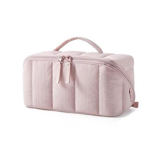 BAGSMART Makeup Box Cosmetic Pouch Large Capacity Travel Portable Popular Multifunctional Larger Storage