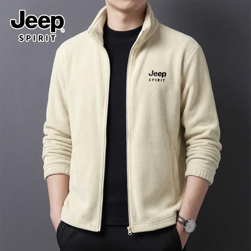 Мужская двусторонняя флисовая куртка JEEP SPIRIT XL