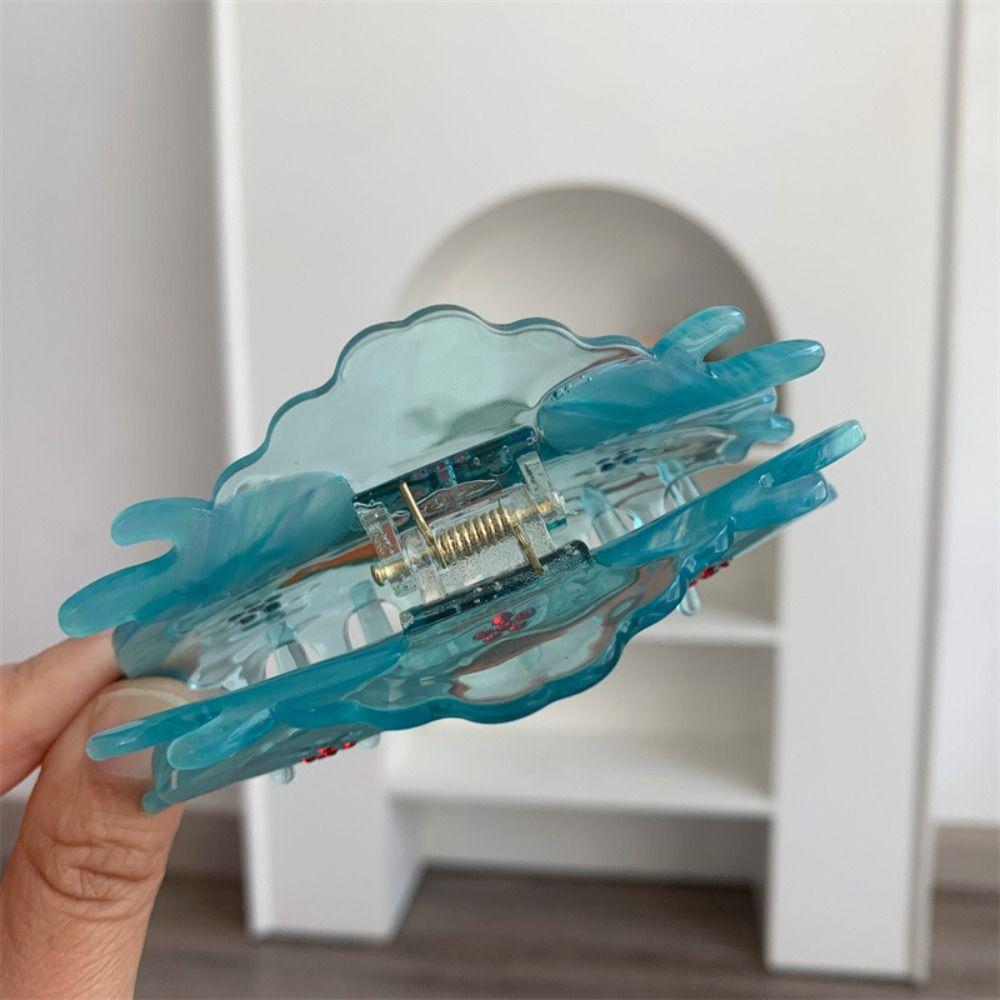 Hairpin Blue Whale Hair Claw Hair Clip Acetic Acid Shark Clip Sweet Ocean Fish Hair Grab  Girls