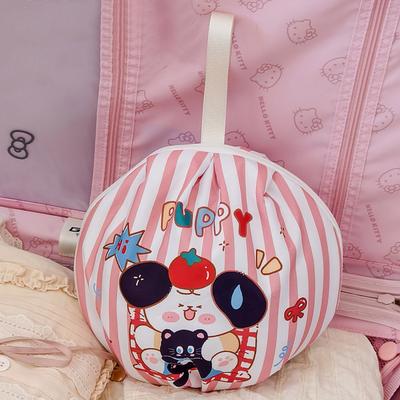 Bolsa de Armazenamento de Roupa Íntima de Desenho Animado Bolsa de Armazenamento à Prova d'Água Dopamina para Roupa Íntima e Meias Bolsa de Maquiagem de Grande Capacidade para Casa e Viagem