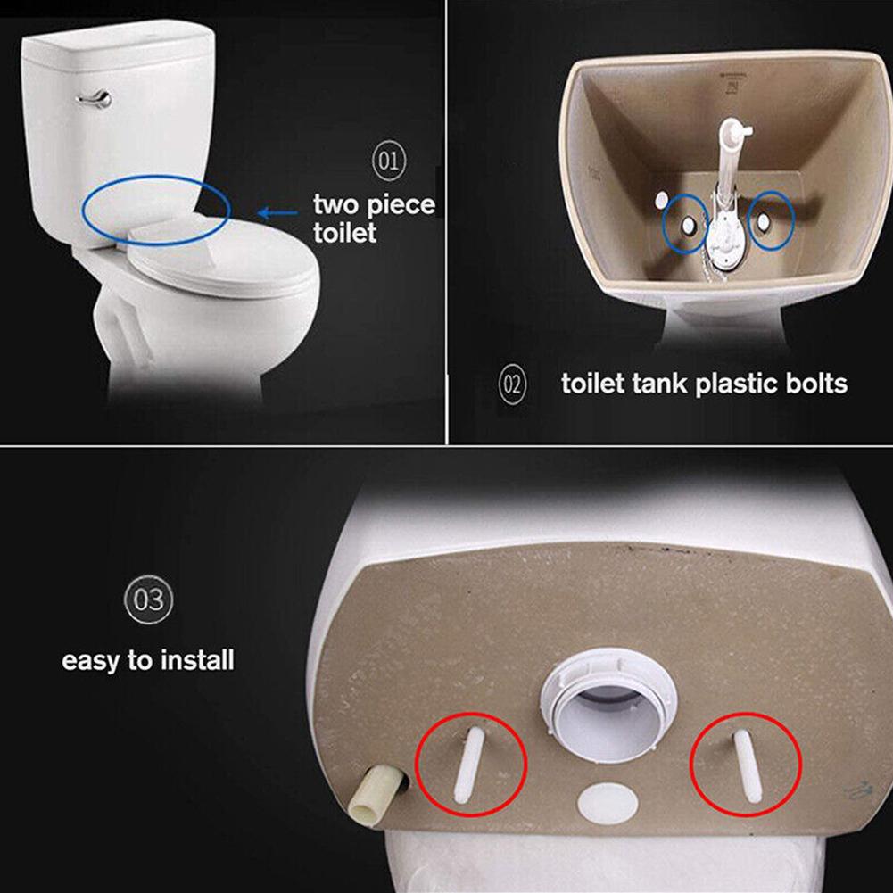Toilet Seat Bolts Thread Diameter: 10mm 2 X Brand New