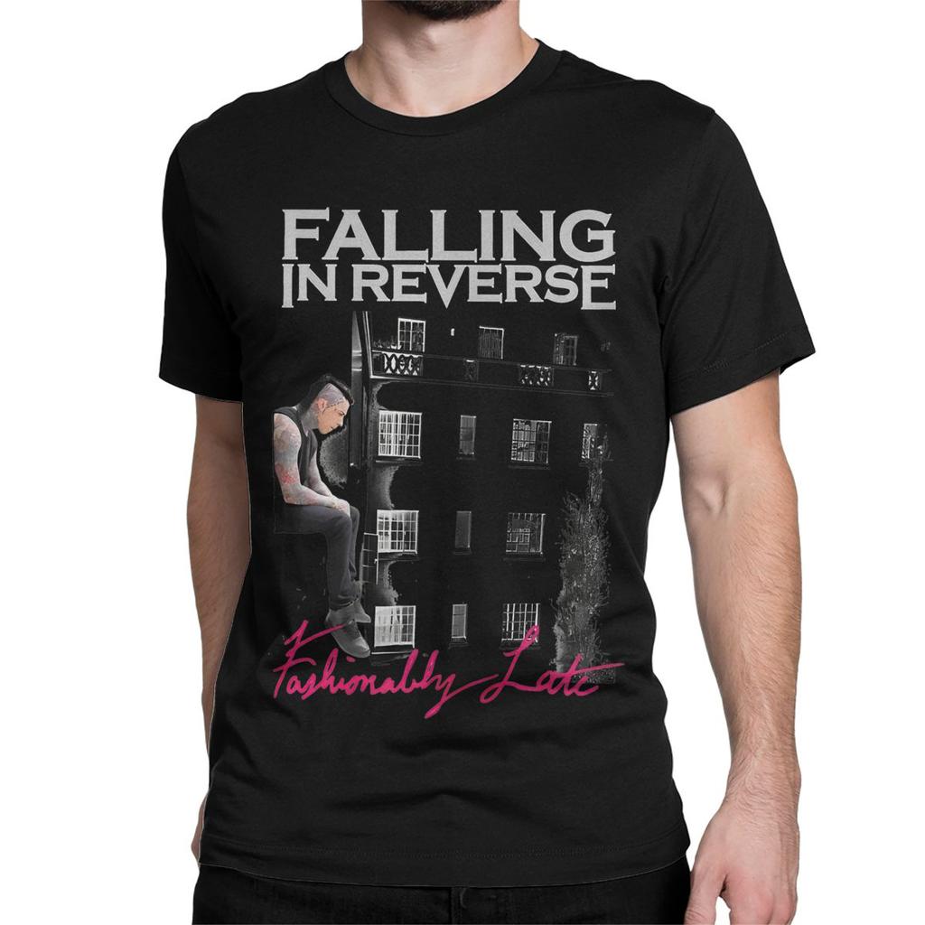 Falling In Reverse The Death T Shirts for Men Women Pure Cotton Casual T-Shirt Rock Music Tee Shirt Short Sleeve Clothing