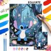 Digital Oil Painting Art Kit Stitch Magic Forest Handmade Coloring Painting Home Decor