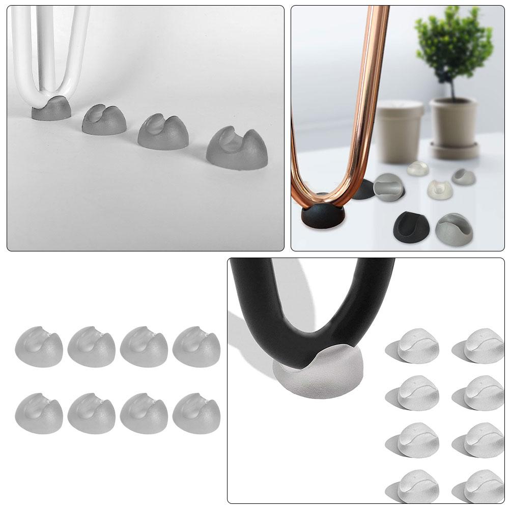 Silicone Anti Skid Table Feet Covers Furniture Legs Protectors Chair Leg Caps Non Slip Pad Carpet Stoppers Home Office Floor