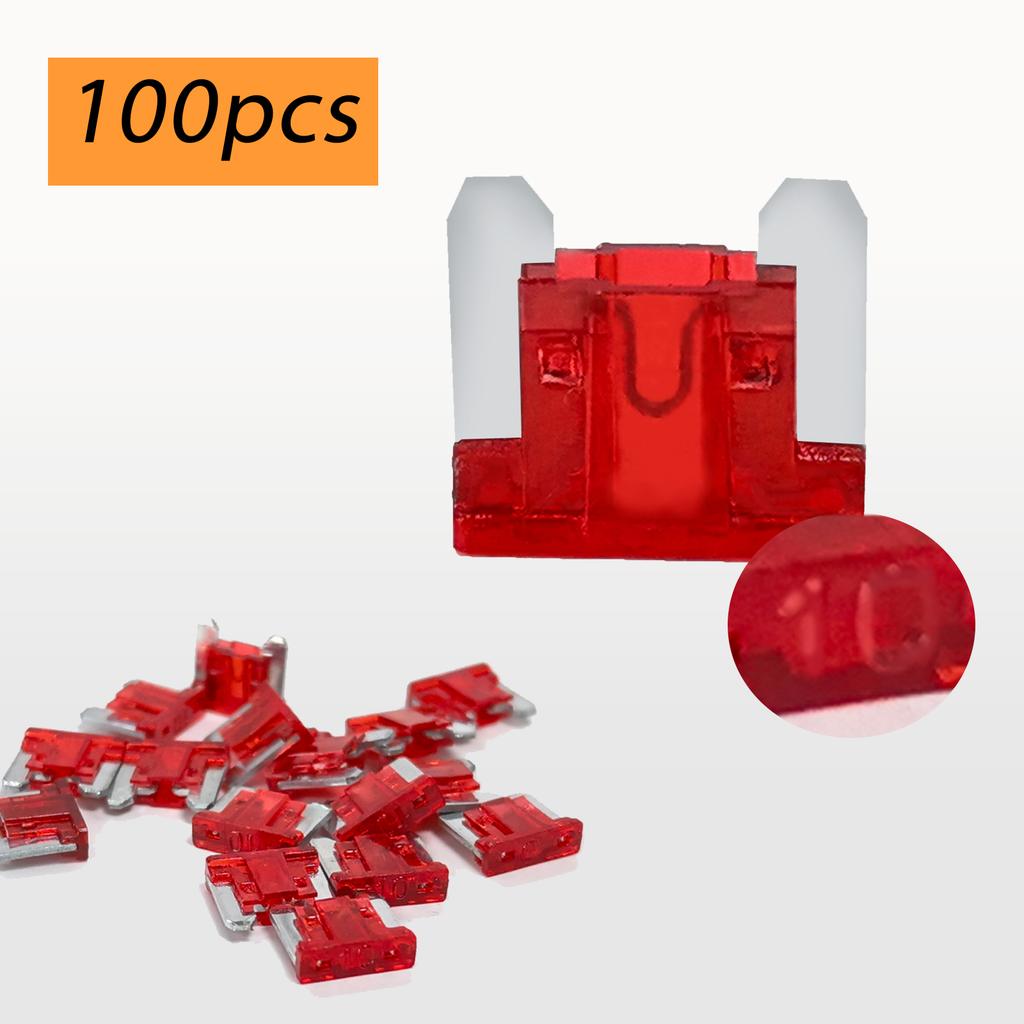 100Pcs Micro Blade Fuse 2A-35A AMP 32V Low Profile Mini Car Auto Fuses for Truck RV Campervan SUV Motorcycle Boat Assorted Amp Fuses4
