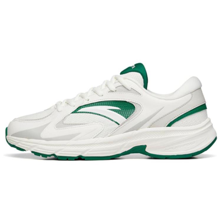 

New Anta AT952 Breathable Low Top Sports Casual Shoes Men s White Green Gray 912235597-1 41