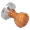 58mm Edelstahl Kaffeepulver Hammer Tamper mit Holzgriff Kaffeezubehör