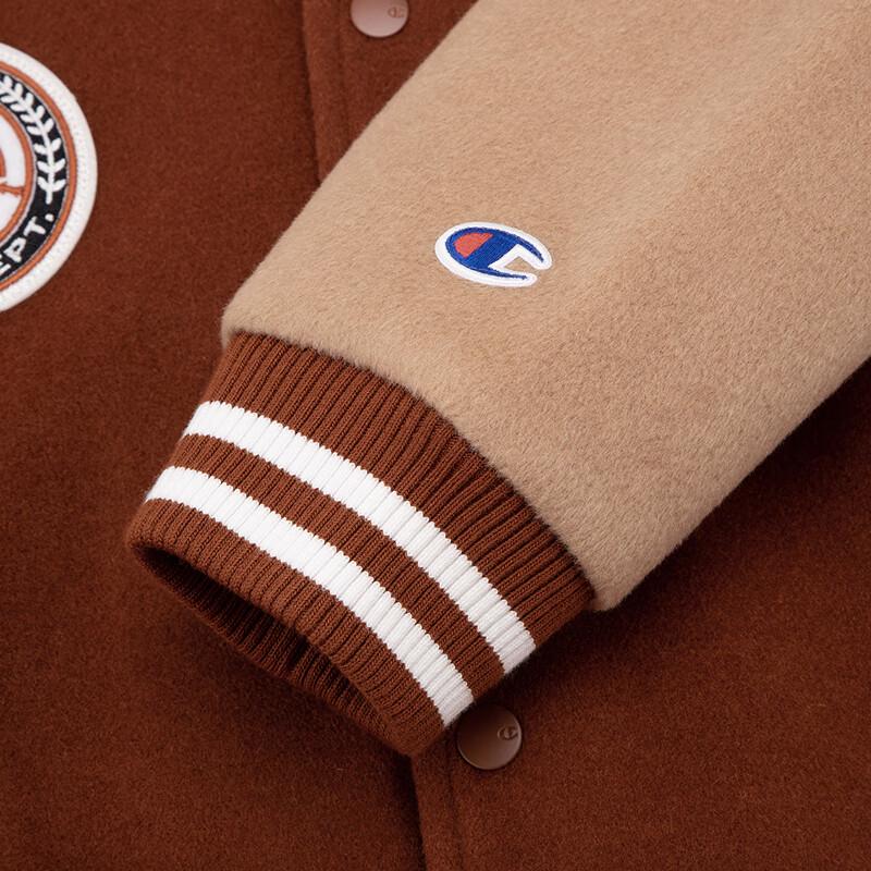 Champion Unisex Kids' Wool Button Baseball Jacket