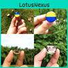 Trendy Ukraine Flag Button Badge For Everyday Wear