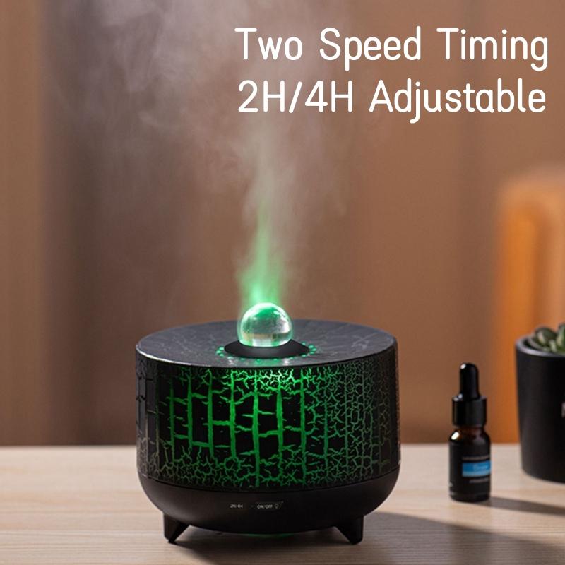 230ML Flame Bead Aromatherapy Air Humidifier Remote Control Essential Oil Diffuser LED Lamp Ultrasonic Aroma Diffuser Mist Maker