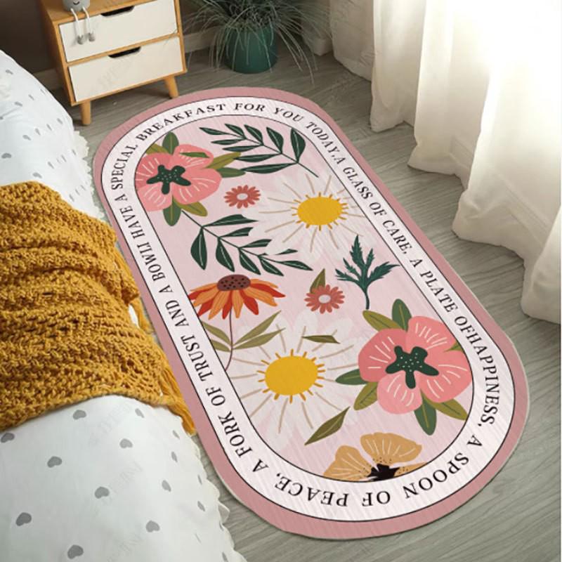 Bedroom and Living Room Large Area Rug for Floor or Bedside - Perfect for Kids' Rooms or Home Décor