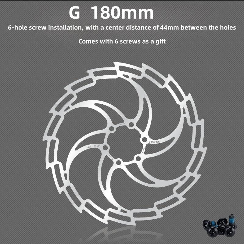 Bicycle Disc Brake Rotor 160/180 Thickness 1.8mm Bicycle Rotor Electric Scooter Rotor Bicycle Brake Rotor Bicycle Parts