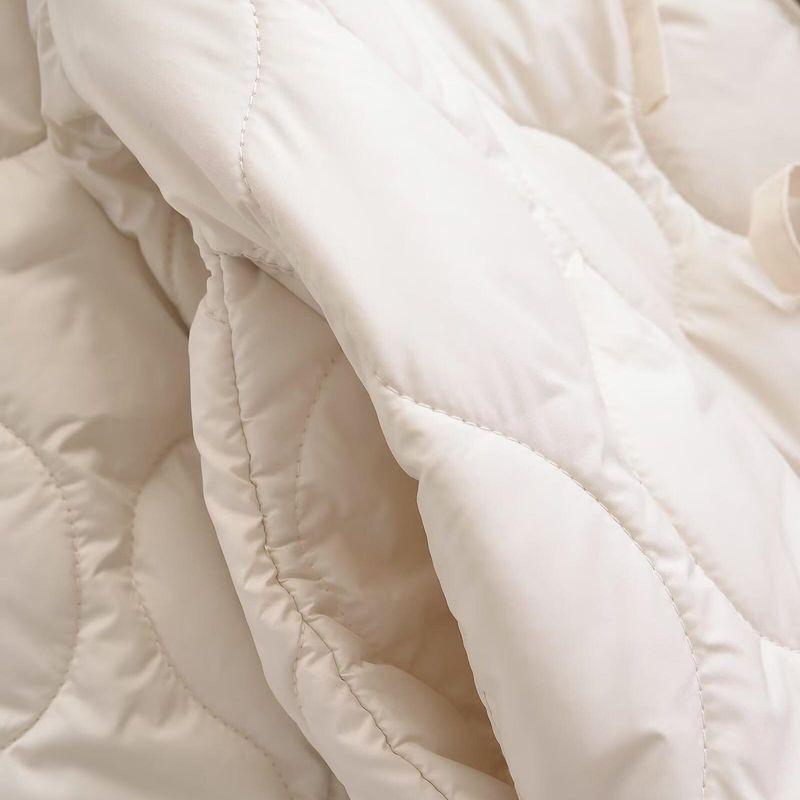 Kaslead New Arrival Women's Clothing Fashion Style Stylish Simple and Versatile Bows Style Cotton Coat Jacket 1255992