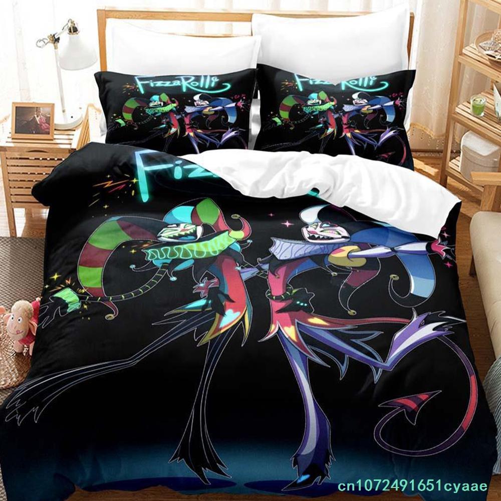 Fizzarolli Boss Bedding Set Single Twin Full Queen King Size Bed Set Adult Kid Bedroom Duvetcover Sets Anime Parure De Lit Bed